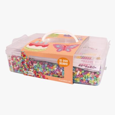 Playbox Hobbytaske med Rørperler Happy Mix 12000 Stk.