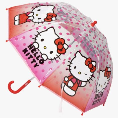 Hello Kitty Paraply, Rød