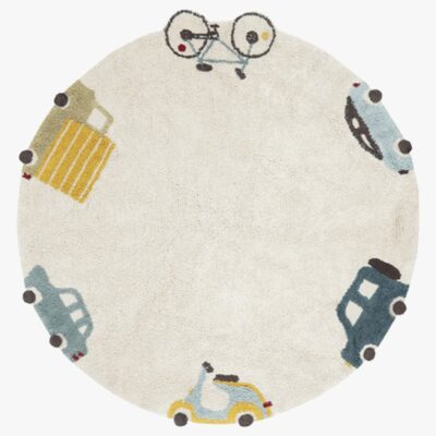 Lorena Canals Gulvtæppe Wheels Ø140