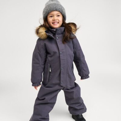Reima Stavanger Flyverdragt, Soft Black, 116, Overall børn