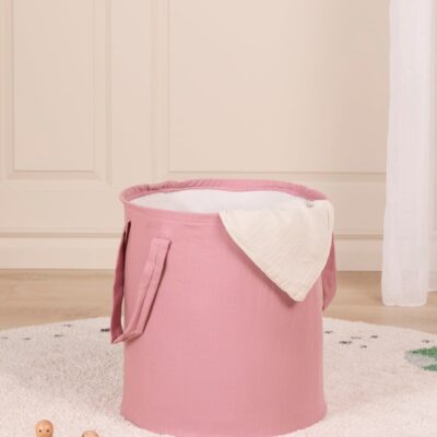 Alice & Fox ABLE Opbevaringskurv, Pink Linen