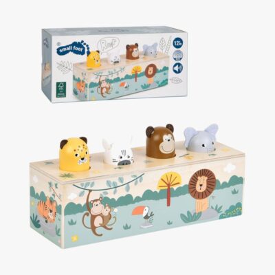 Small Foot Safari Pop-up-legetøj Dyr med Lyd