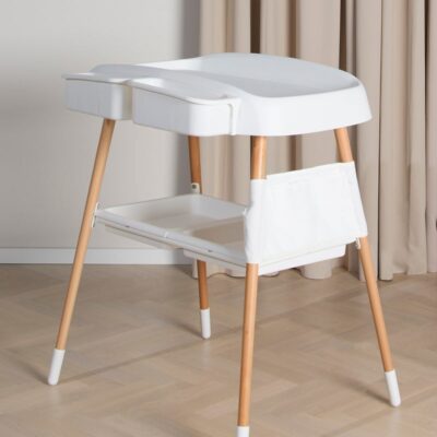 Beemoo CARE Nordic Puslebord, White/Wood