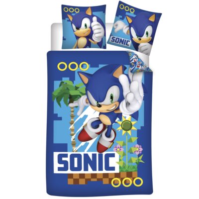 Sonic sengetøj - 100% bomuld - Børnesengetøj 140x200 cm