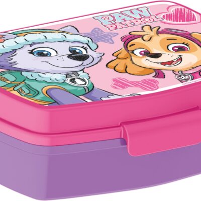 Paw Patrol madkasse - Børnemadpakke med 1 rum - Lilla og lyserød