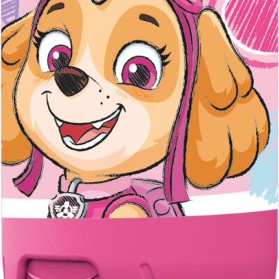 Paw Patrol lyserød drikkedunk - Børnedrikkedunk med tud