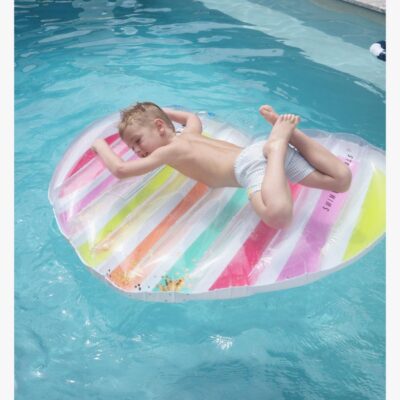 Swim Essentials Bademadras Heart 150x100 cm, Color Rush