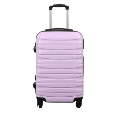 Kabinekuffert - Hardcase - Lys lilla håndbagage kuffert tilbud