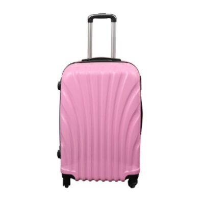 Kuffert - Hardcase kuffert - Str. Medium - Lyserød musling - Eksklusiv rejsekuffert
