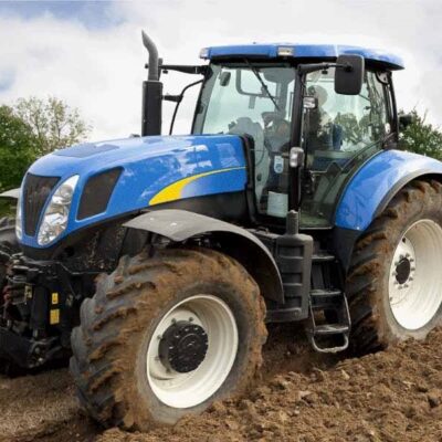 Traktor håndklæde - 70x140 cm - 100% bomuld - Blødt badehåndklæde med en traktor