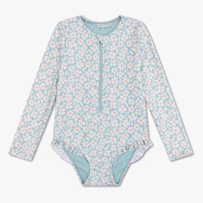 Swim Essentials Badedragt, Florish Green, 122-128