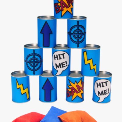 BS Toys Tin Toss game, Blue