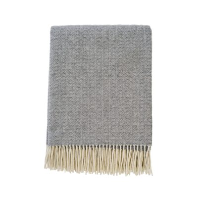 Uldplaid - 140x200 cm - Cashmere og merinould - Lucas Granite