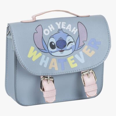 Disney Stitch Satchel Skuldertaske, Lyseblå