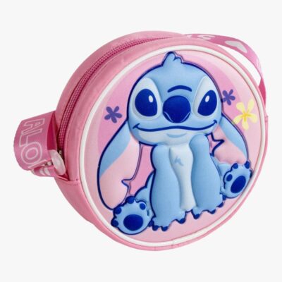 Disney Stitch 3D Skuldertaske, Pink