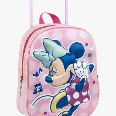 Disney Minnie Mouse 3D Trolley Kuffert, Pink