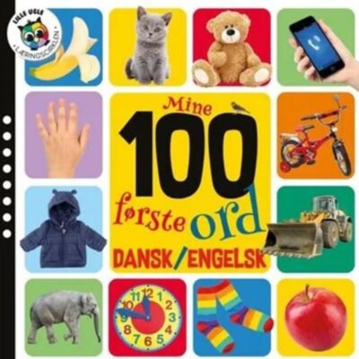 Mine 100 første ord dansk/engelsk - Børnebog
