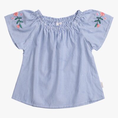 Petite Chérie Atelier Zola Bluse, Navy/White 116