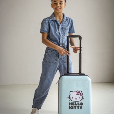 Hello Kitty Kuffert, Voyage Vibes Lyserød/Lyseblå