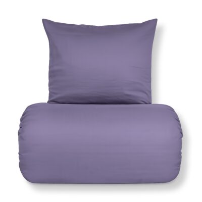 Bambus sengetøj 140x200 cm - 100% bambus - Lilla satinvævet