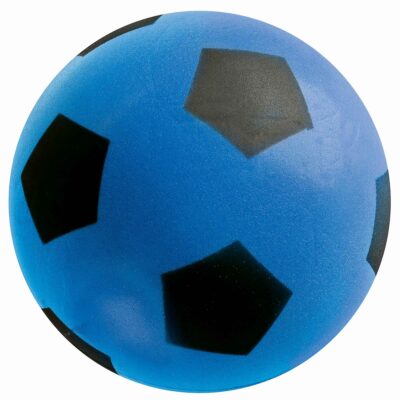 Skumfodbold 20 cm - Blå - Blød bold