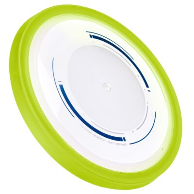Flying disc 24 cm - Gennemsigtig med bløde kanter - Grøn