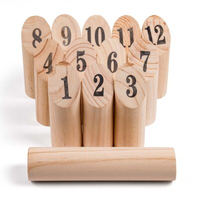 Kubb med tal - Underholdende spil for 2