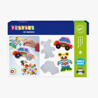 Playbox Perlesæt XL Bil Og Bjørn 600 Stk
