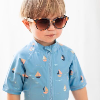 Geggamoja Fleksible Solbriller Breakproof, Tortoise Brown, 2-6 år