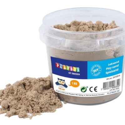Legesand - 1 kg - Naturfarvet