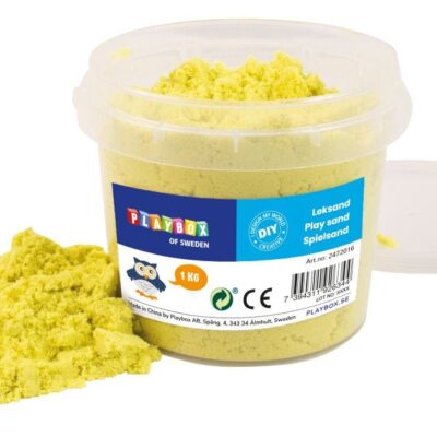 Legesand - 1 kg - Gul