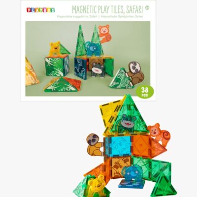 Playbox Magnetiske Brikker Safari 38 Dele