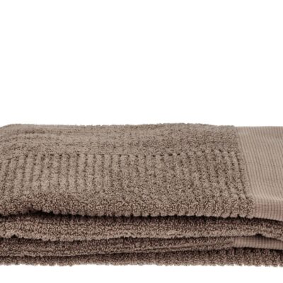 Håndklæde - 100% bomuld - Badehåndklæde 70x140 cm - Zone Denmark Classic - Taupe