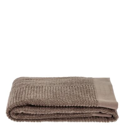 Håndklæde - 100% bomuld - Gæstehåndklæde 50x70 cm - Zone Denmark Classic - Taupe