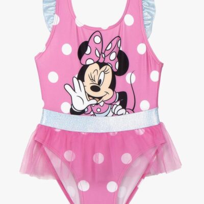 Disney Minnie Mouse Badedragt, Pink, 116-122