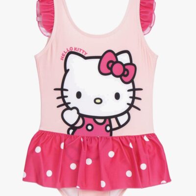 Hello Kitty Badedragt, Lyserød, 98-104