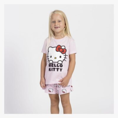 Hello Kitty Pyjamas, Lyserød, 128-134