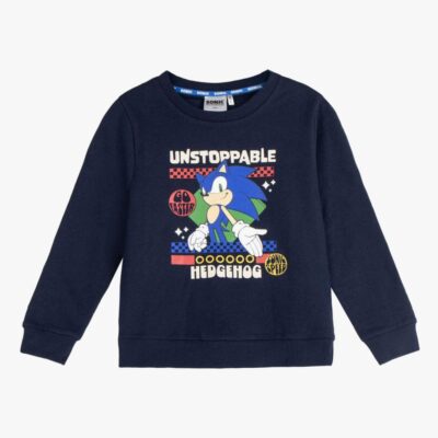 Sonic Trøje, Navy, 12 år