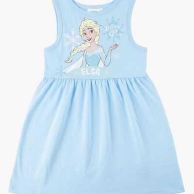 Disney Frozen Kjole, Lyseblå, 116-122