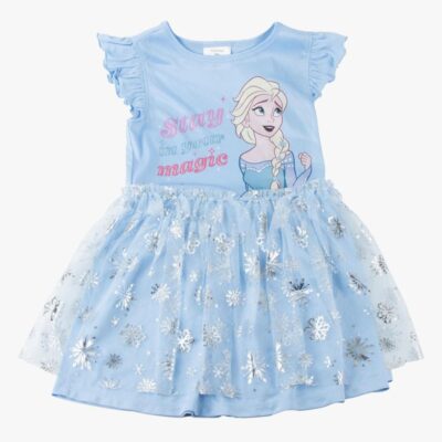 Disney Frozen Kjole, Blå, 110-116