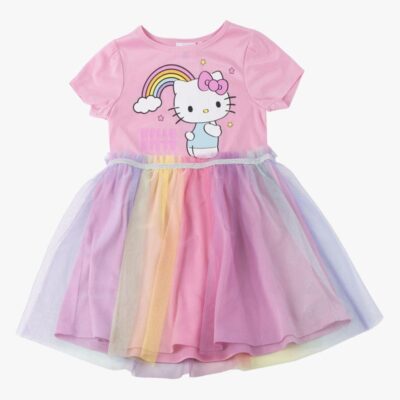 Hello Kitty Kjole, Pink, 116-122