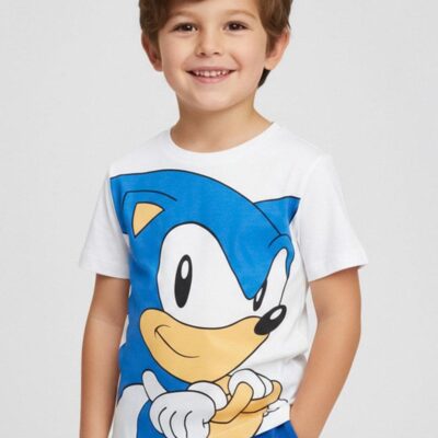 Sonic Pyjamas, Hvid, 140-146