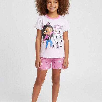 Gabby's Dollhouse Pyjamas, Pink, 104-110