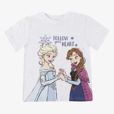 Disney Frozen T-shirt, Hvid, 110-116