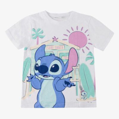 Disney Stitch T-shirt, Hvid, 140-146