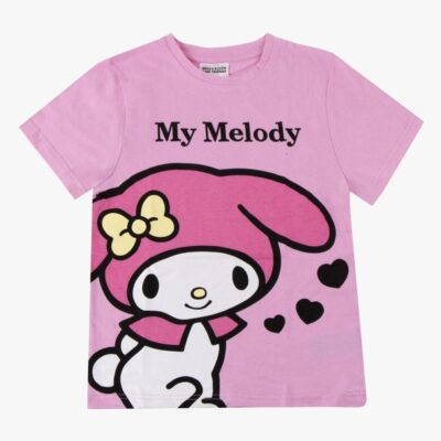 Hello Kitty My Melody T-shirt, Pink, 116-122