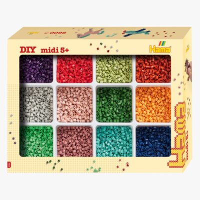 Hama Perler & Opbevaringskasse 9600 Stk.