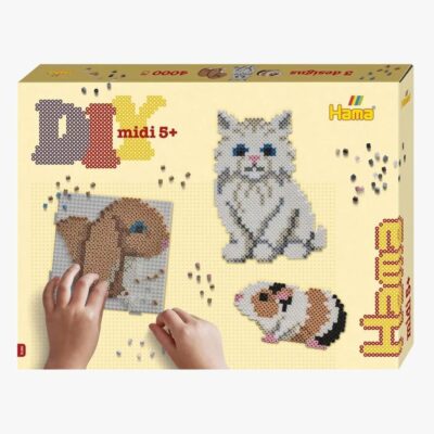 Hama Midi Gaveæske Cute Pets 4000 Stk.