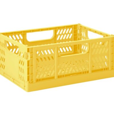 3 Sprouts - Moderne Foldekasse Medium Gul