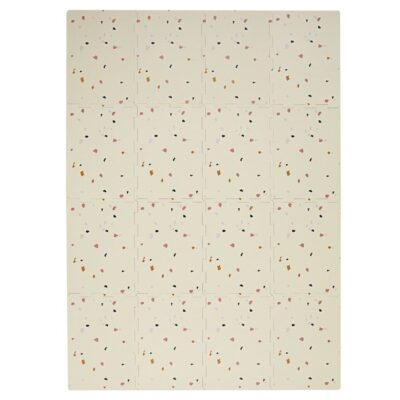 3 Sprouts - Skumlegegulv - Terrazzo cream - 171 cm x 123 cm